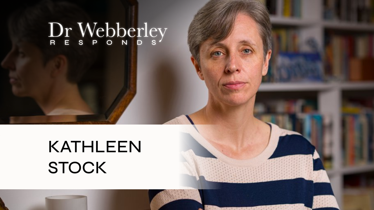 Kathleen Stock - a doctor of philosophy, do we have the same views? 🧐