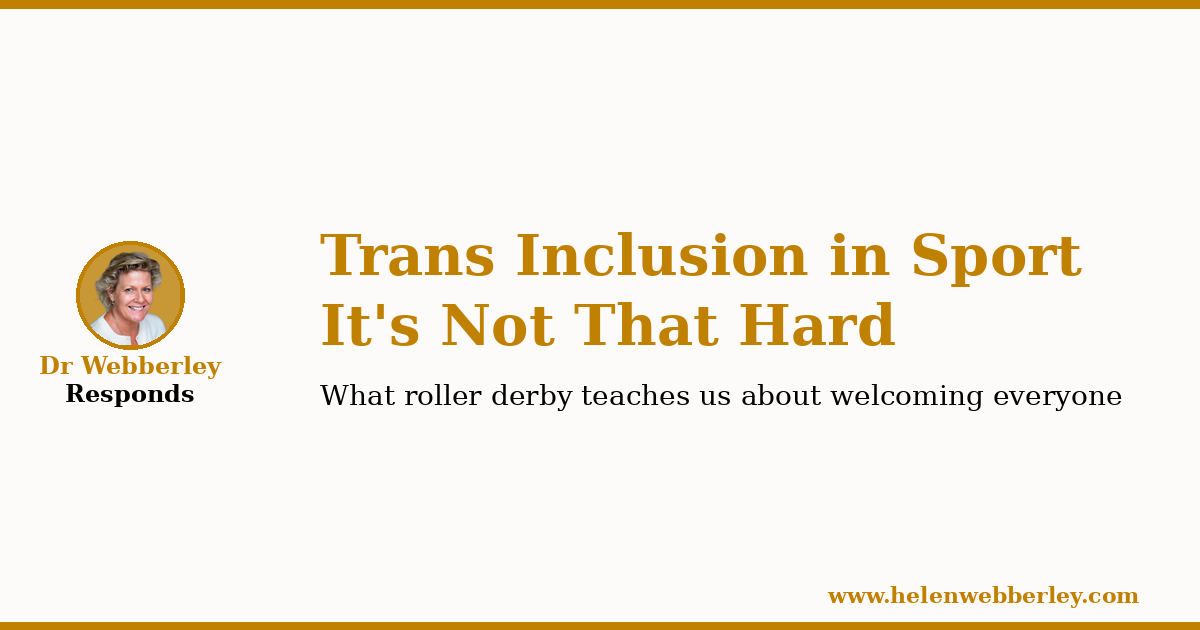 When Sport Gets It Right