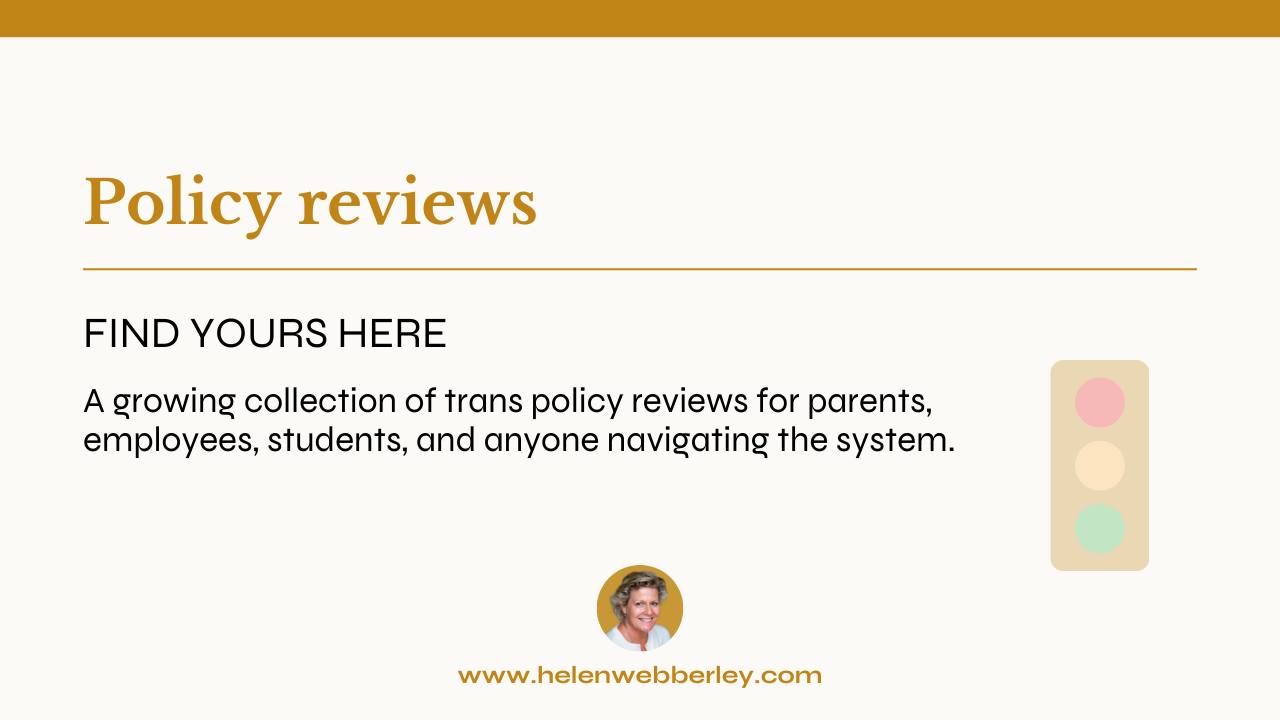 Policy reviews: find yours here