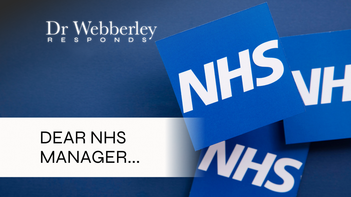 Dear NHS Manager, everyone deserves to feel safe