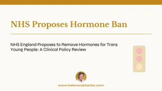 NHS England Proposes to Remove Hormones for Trans Young People: A Clinical Policy Review