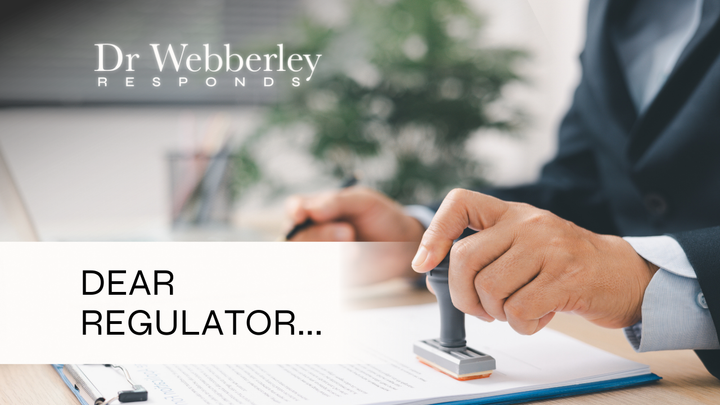 Dear Regulator, your professionals need you